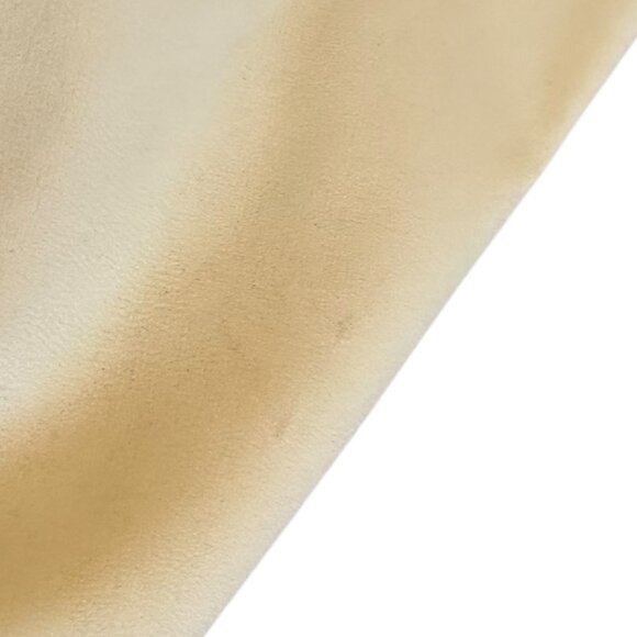 Calvin Klein Vegan Faux Leather Butter Yellow Snap Down Jacket Shacket Large - Picture 6 of 13